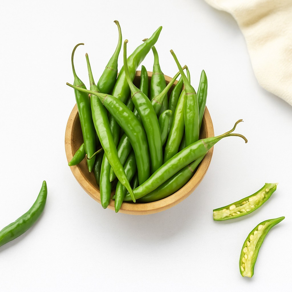 Hari Choti Mirch (Spicy Green Chilli)